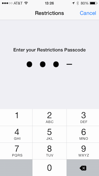 Create a password